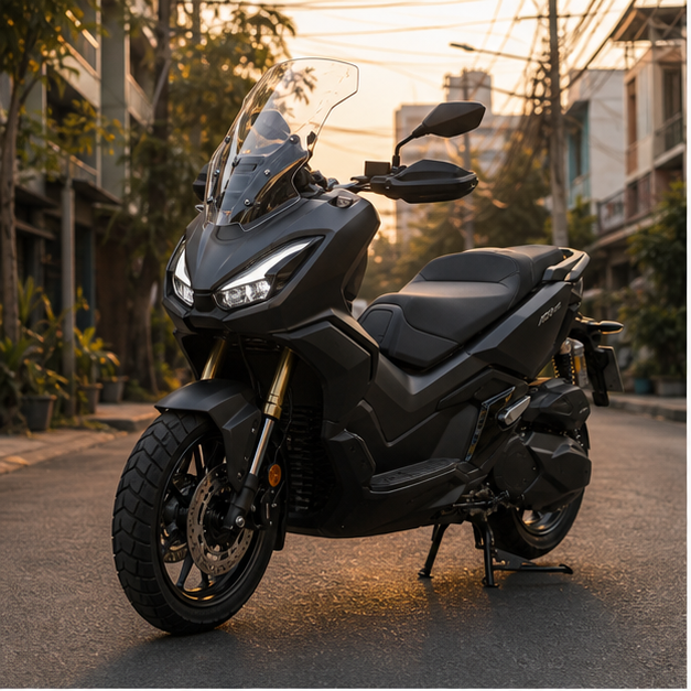 Honda ADV350 Front view in Bangkok, NOIRR