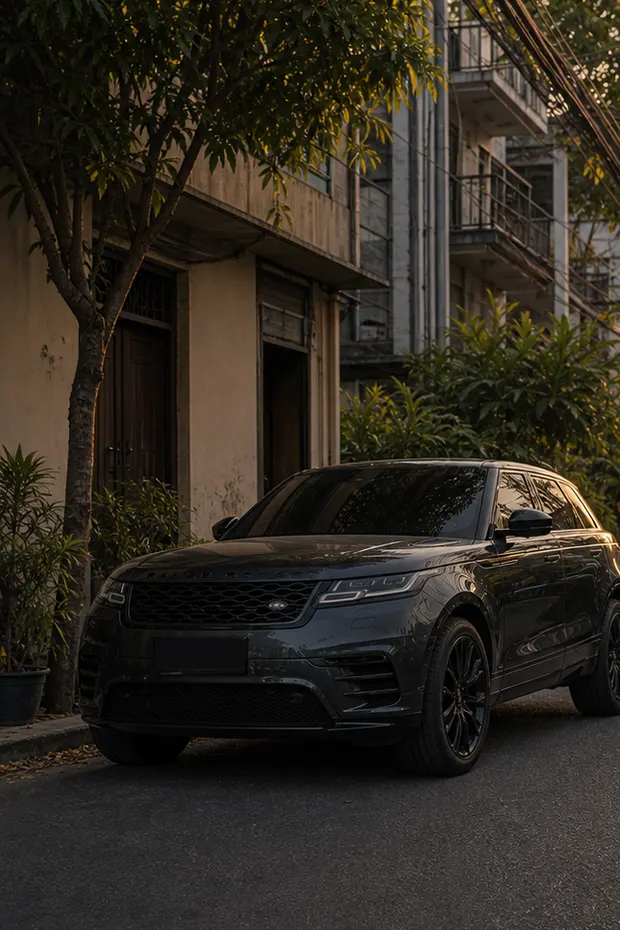 Range Rover Velar บนถนนในกรุงเทพ